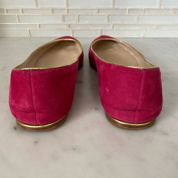 Michael Kors Fuchsia Suede Ballet Flats - Picture 2 of 5